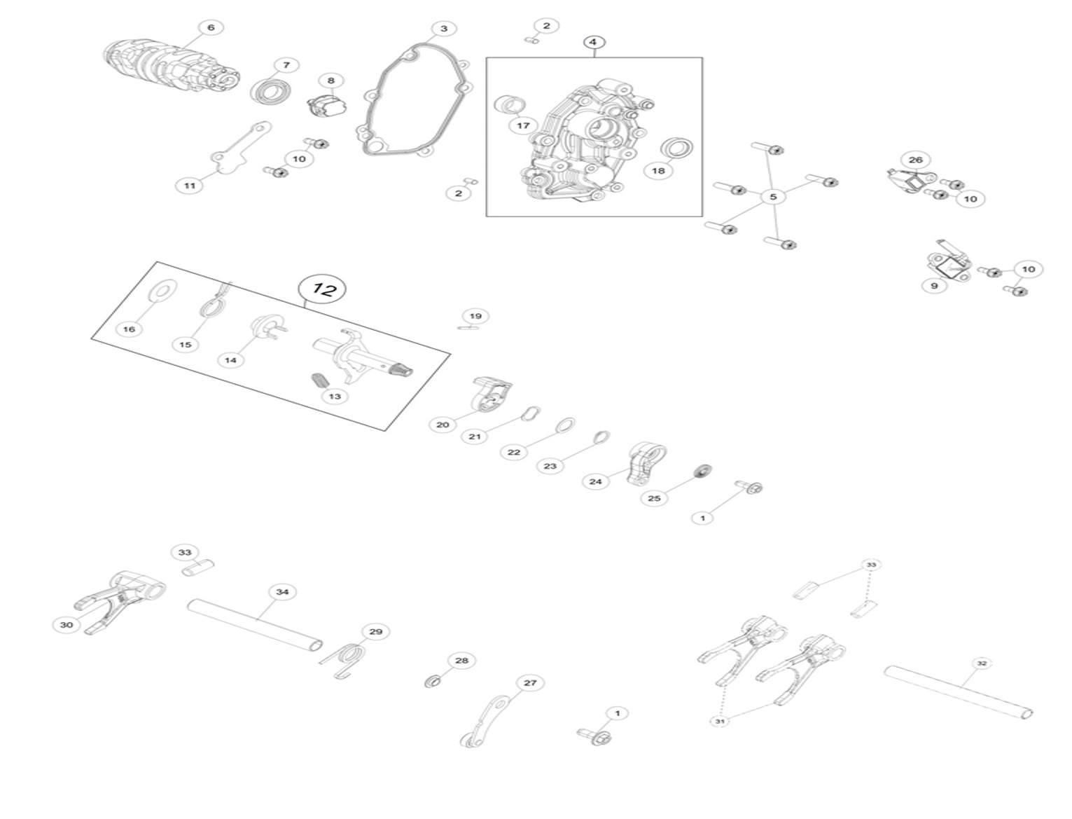 E05 Shifting Mechanism